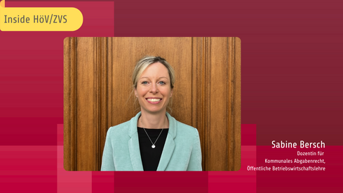 Inside HöV/ZVS: neues Interview mit Sabine Bersch, Dozentin an der HöV/ZVS RLP