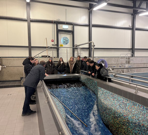 HöV-Studierende im Wasserwerk Trier-Irsch.