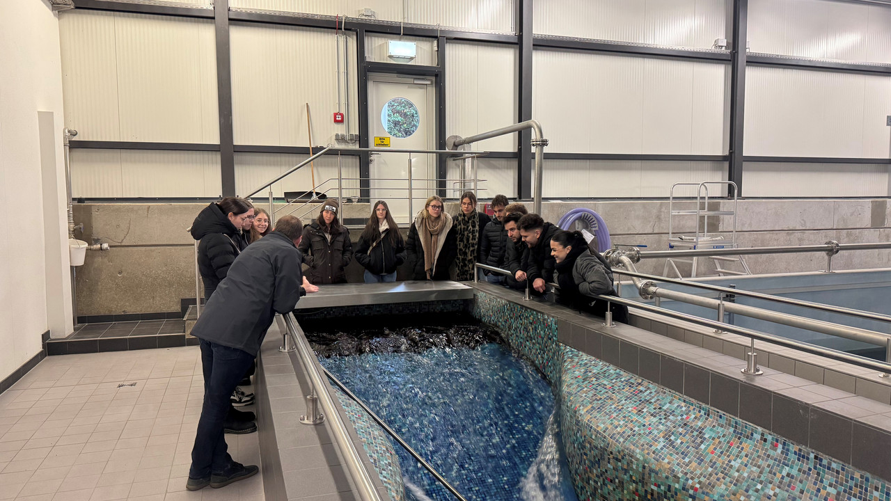 HöV-Studierende im Wasserwerk Trier-Irsch.