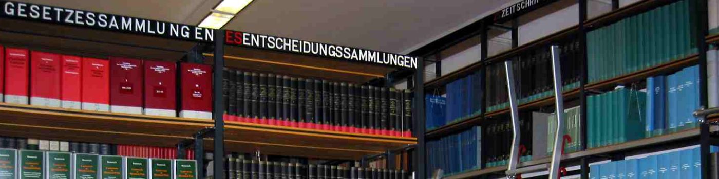 Blick in die Bibliothek der HöV/ZVS